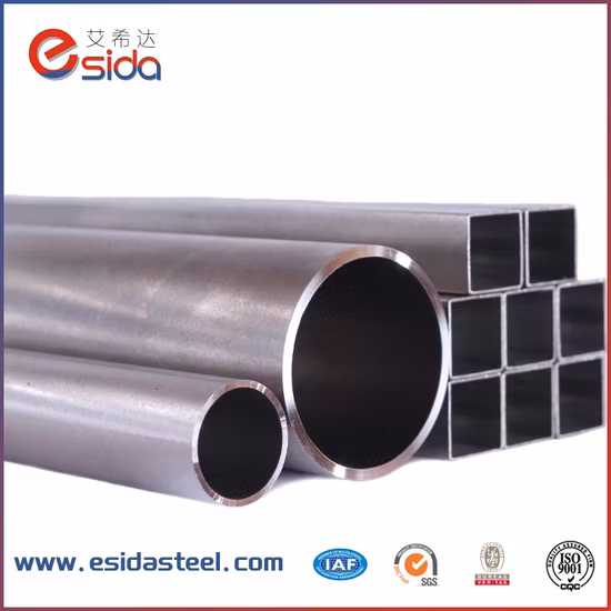 Acciaio duplex in acciaio inossidabile 201/304/310/316/316L/321/904/2205/2507, tubo quadrato/rettangolare zincato, laminato a caldo/trafilato a freddo, resistenza alla corrosione